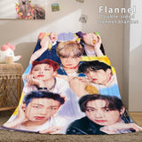 Load image into Gallery viewer, BTS Butter Bangtan Boys Flannel Fleece Blanket