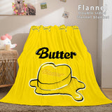 Charger l&#39;image dans la visionneuse de la galerie, BTS Butter Bangtan Garçons Flanelle Polaire Couverture Cosplay Dunelm Literie