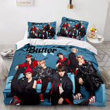 Load image into Gallery viewer, BTS Butter Cosplay UK Bedding Set Quilt Duvet Cover