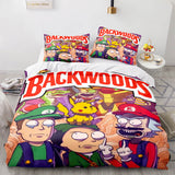 Load image into Gallery viewer, Backwoods Rick and Morty Cosplay Bedding Set Duvet Covers Bed Sets