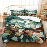 Load image into Gallery viewer, Batman and Superman Battle of the Super Sons Bedding Set Quilt Duvet