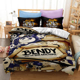 Load image into Gallery viewer, Bendy And The Ink Machine Cosplay Bedding Set Quilt Duvet Covers Sets