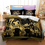 Load image into Gallery viewer, Bendy And The Ink Machine Kids Bedding Set Quilt Duvet Cover Bed Sets