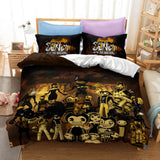 Load image into Gallery viewer, Bendy And The Ink Machine Kids Bedding Set Quilt Duvet Cover Bed Sets