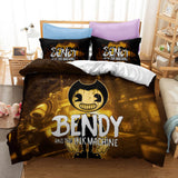 Load image into Gallery viewer, Bendy And The Ink Machine Kids Bedding Set Quilt Duvet Cover Bed Sets