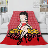 Charger l&#39;image dans la visionneuse de la galerie, Couverture polaire en flanelle Betty Boop