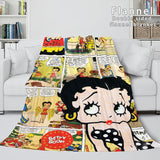 Charger l&#39;image dans la visionneuse de la galerie, Couverture polaire en flanelle Betty Boop