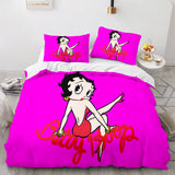 Load image into Gallery viewer, Betty Boop Cosplay Kids Bedding Set Quilt Duvet Covers