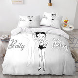 Load image into Gallery viewer, Betty Boop Cosplay Kids Bedding Set Quilt Duvet Covers