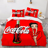 Load image into Gallery viewer, Betty Boop Cosplay Kids Bedding Set Quilt Duvet Covers