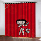 Charger l&#39;image dans la visionneuse de la galerie, Chiens de compagnie Rideaux Blackout Fenêtre Traitements Rideaux pour la décoration de la chambre
