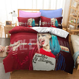 Load image into Gallery viewer, Birds of Prey Harley Quinn Cosplay Bedding Set Quilt Duvet Cover Sets