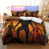 Load image into Gallery viewer, Black Panther Cosplay Bedding Set Quilt Duvet Covers