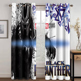 Load image into Gallery viewer, Black Panther Curtains Cosplay Blackout Window Treatments Drapes