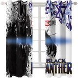 Load image into Gallery viewer, Black Panther Curtains Cosplay Blackout Window Treatments Drapes