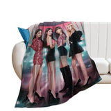 Load image into Gallery viewer, BlackPink Blanket Pattern Flannel Throw Room Decoration
