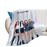 Load image into Gallery viewer, BlackPink Blanket Pattern Flannel Throw Room Decoration