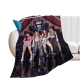Load image into Gallery viewer, BlackPink Blanket Pattern Flannel Throw Room Decoration