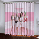 Load image into Gallery viewer, BlackPink Curtains Pattern Blackout Window Drapes