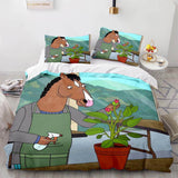 Load image into Gallery viewer, BoJack Horseman Bedding Set Quilt Duvet Cover Bedding Sets