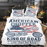 Load image into Gallery viewer, Caferacer Motorcycle Bedding Set Quilt Cover Without Filler