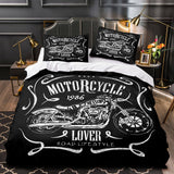 Load image into Gallery viewer, Caferacer Motorcycle Bedding Set Quilt Cover Without Filler