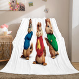 Load image into Gallery viewer, Cartoon Alvin and the Chipmunks Cosplay Flannel Fleece Throw Blanket