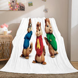 Load image into Gallery viewer, Alvin and the Chipmunks Flannel Fleece Blanket