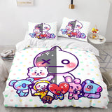 Charger l&#39;image dans la visionneuse de la galerie, Cartoon BT21 BTS Beurre Ensemble de Literie Couette Housse de Couette Ensembles de Literie