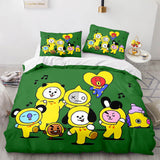 Load image into Gallery viewer, Cartoon BT21 BTS Butter Bedding Set Quilt Duvet Cover Bedding Sets