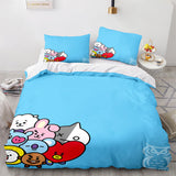 Charger l&#39;image dans la visionneuse de la galerie, Cartoon BT21 BTS Butter Bedding Set Quilt Duvet Covers Bedding Sets