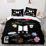 Charger l&#39;image dans la visionneuse de la galerie, Cartoon BT21 BTS Butter Bedding Set Quilt Duvet Covers Bedding Sets