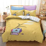 Load image into Gallery viewer, Cartoon BT21 Cosplay Kids Bedding Set UK Quilt Duvet Cover Bed Sets