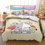 Charger l&#39;image dans la visionneuse de la galerie, Cartoon BT21 Cosplay Bedding Set Quilt Duvet Cover