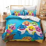 Load image into Gallery viewer, Baby Shark Kids Bedding Set  Duvet Cover Bed Sets