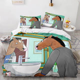 Load image into Gallery viewer, Cartoon BoJack Horseman Bedding Set Quilt Duvet Cover Bedding Sets