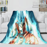 Charger l&#39;image dans la visionneuse de la galerie, Couverture polaire en flanelle Dragon Ball de dessin animé jeter des couvertures Cosplay