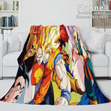 Load image into Gallery viewer, Cartoon Dragon Ball Flannel Fleece Blanket Throw Cosplay Blankets