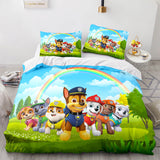 Charger l&#39;image dans la visionneuse de la galerie, Ensemble de literie de dessin animé PAW Patrol housse de couette housse de couette enfants ensembles de lit présents