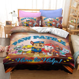 Load image into Gallery viewer, Cartoon PAW Patrol Cosplay Kids Bedding Set Quilt Duvet Cover Bed Sets