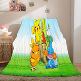 Charger l&#39;image dans la visionneuse de la galerie, Dessin animé Pokemon Pikachu flanelle polaire couverture jeter Cosplay couvertures