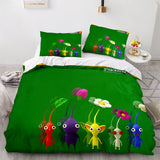 Load image into Gallery viewer, Cartoon Pikmin Cosplay Bedding Set Quilt Duvet Covers