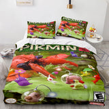 Charger l&#39;image dans la visionneuse de la galerie, Dessin animé Pikmin Cosplay enfants ensemble de literie couette housses de couette ensembles de lit