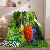 Load image into Gallery viewer, Pikmin Soft Flannel Fleece Blanket