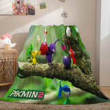 Load image into Gallery viewer, Pikmin Soft Flannel Fleece Blanket