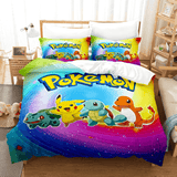 Load image into Gallery viewer, Pokemon Pikachu UK Bedding Set Duvet Cover Bed Sets