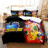 Load image into Gallery viewer, Cartoon Pokemon Pikachu Cosplay UK Bedding Set Duvet Cover Bed Sets