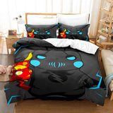 Load image into Gallery viewer, Cartoon Pokemon Pikachu Cosplay UK Bedding Set Duvet Cover Bed Sets