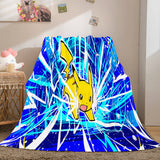 Charger l&#39;image dans la visionneuse de la galerie, Dessin animé Pokemon Pikachu flanelle polaire couverture jeter Cosplay couvertures