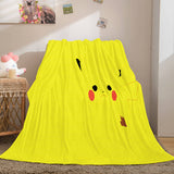 Load image into Gallery viewer, Cartoon Pokemon Pikachu Flannel Fleece Blanket Throw Cosplay Blankets